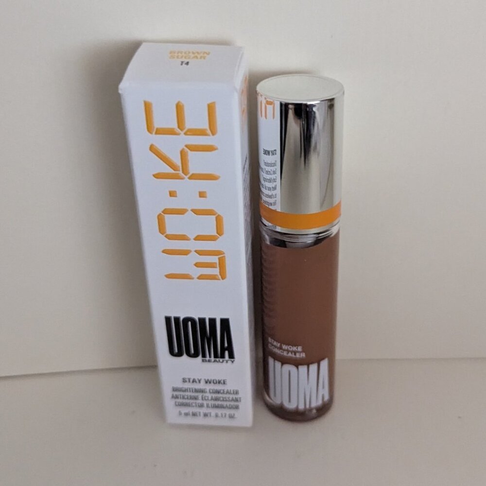 UOMA Stay Woke Brightening Concealer - Brown Sugar T4